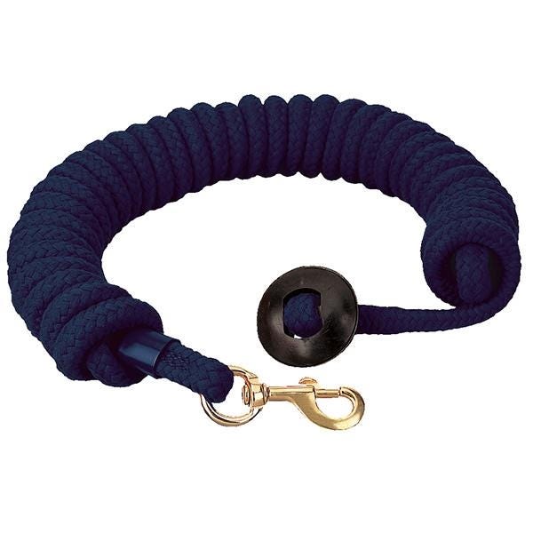 Weaver Leather Lunge Line, 25 ft L, Fastening Method: Snap, Cotton Line, Navy Blue