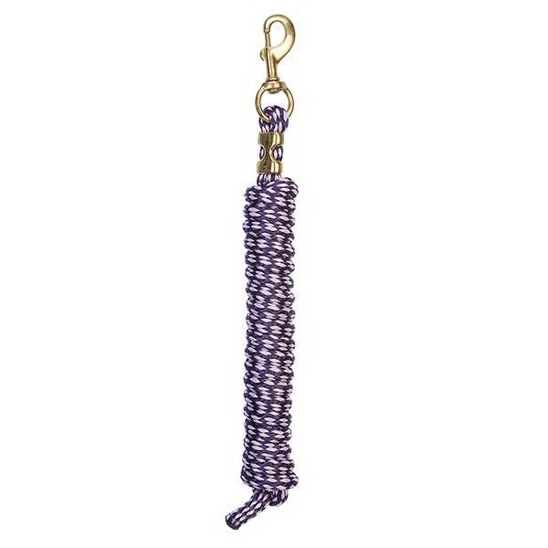 Weaver Leather Lead Rope, 5/8 in, 10 ft L, Polypropylene Line, Orchid/Purple