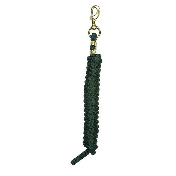 Weaver Leather Lead Rope, 5/8 in, 10 ft L, Polypropylene Line, Hunter Green