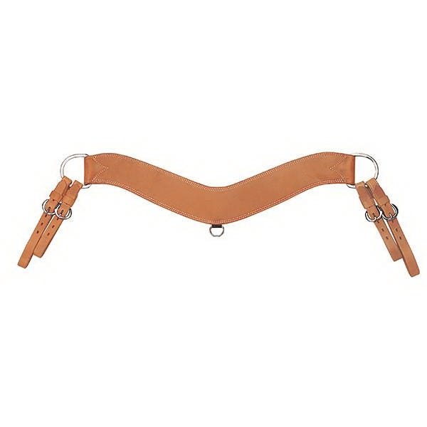 Weaver Leather Breast Collar, 4 to 3 in W, Leather, Oak