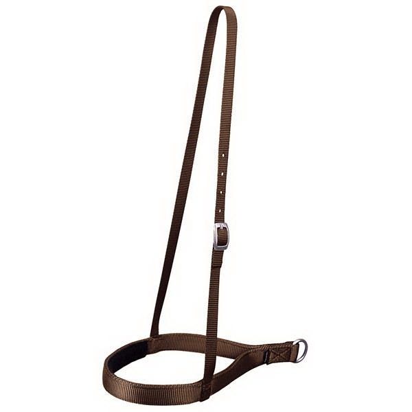 Weaver Leather Nose Band, 1 in W, 1/4 in Thick, Nylon, Brown