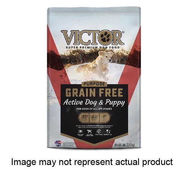 Victor Dog Food, One-Size, Dry Kibble, Beef, Fish, Pork, 30 lb, Bag