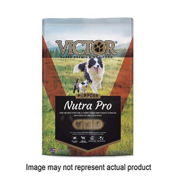 Victor Dog Food, One-Size, Dry Kibble, Beef, Chicken, Fish, Pork, 40 lb, Bag - 828681