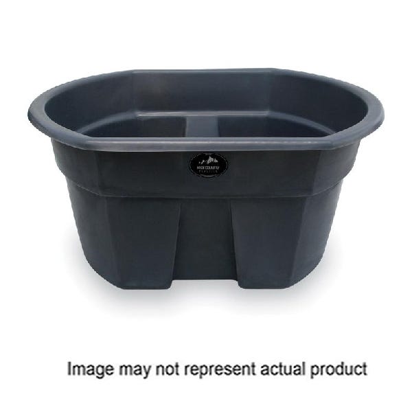 High Country Plastics W?155 Stock Tank – 155 gal, Oval, Green
