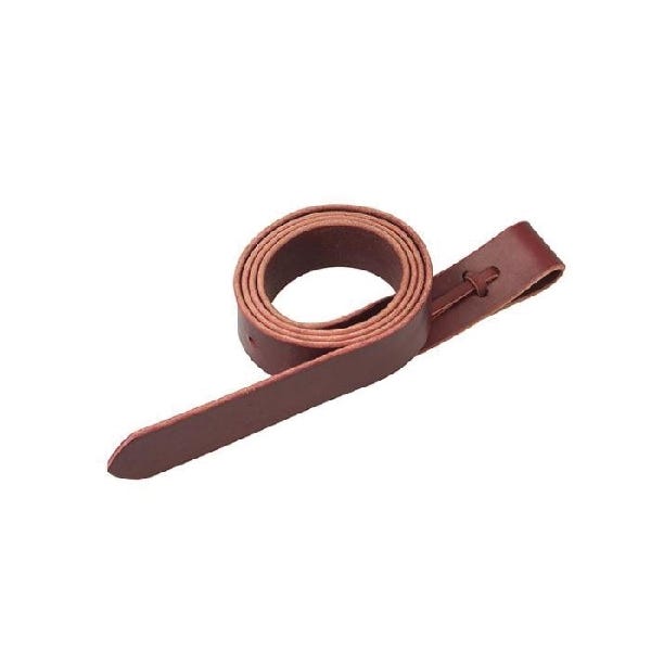 Weaver Leather Latigo, 72 in L, 1-3/4 in W, Leather, Burgundy