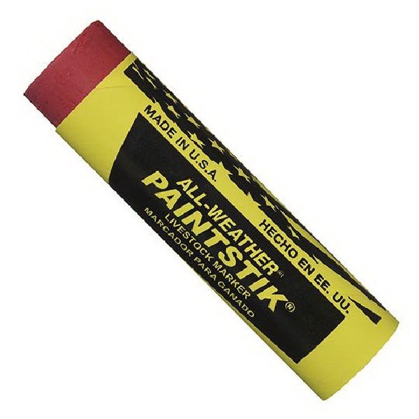 All-Weather PAINTSTIK 61022 Livestock Marker, Red