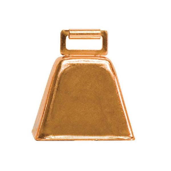 Weaver Leather Cow Bell, Steel, Copper