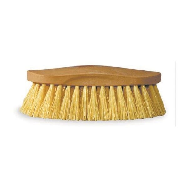 Decker Grooming Brush, Synthetic Bristle, Tan