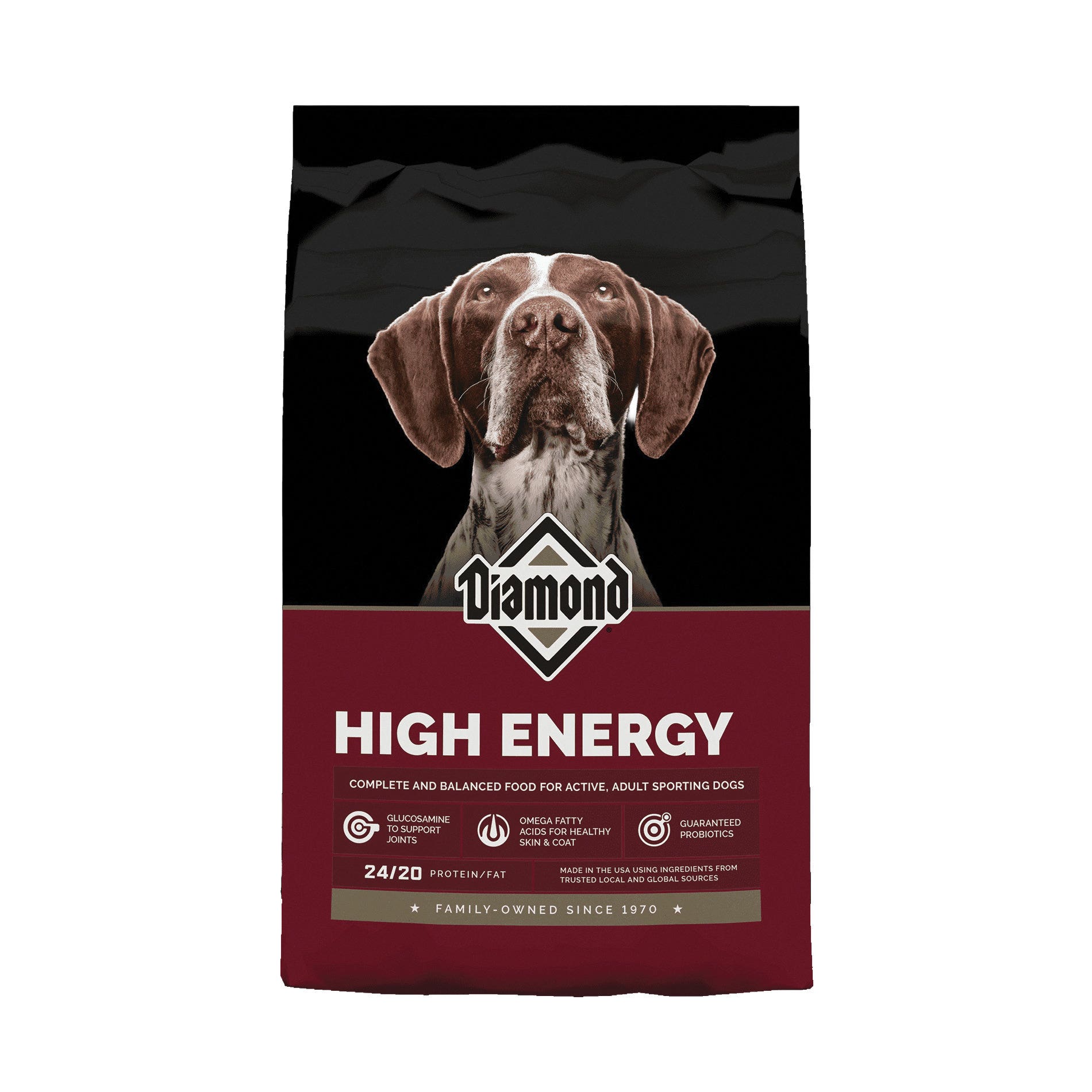 Diamond High Energy Dry Dog Food Chicken Formula , 50 lb