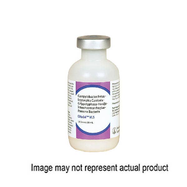 Boehringer Ingelheim Citadel VL5 Vibrio-Lepto, Cattle Vaccine, 10 ds.