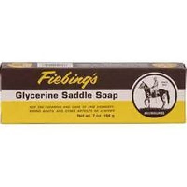 Fiebing's Saddle Soap Bar, Solid, Amber, 7 oz