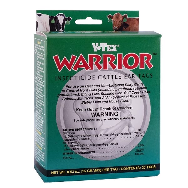 Y-Tex Warrior 2011000 Ear Tag