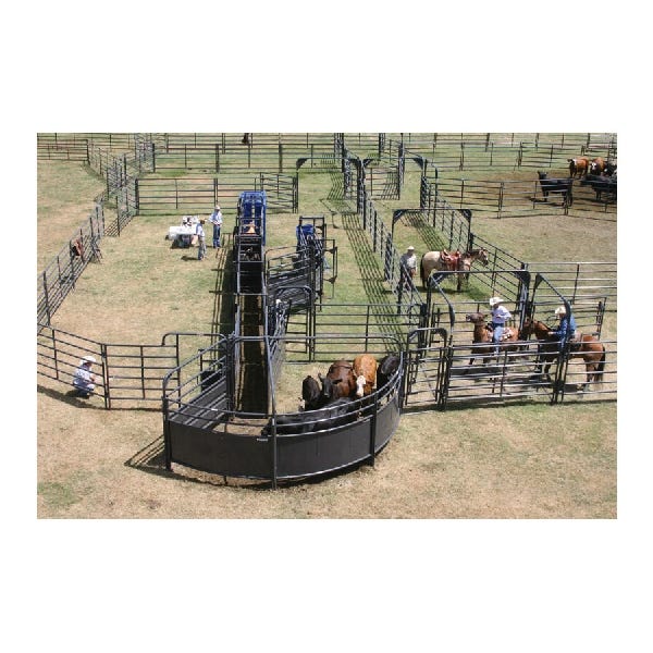 Priefert Sheeted Curve Livestock Panel, 8 ft