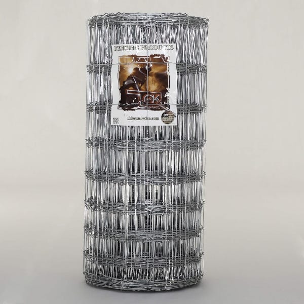 Ok Brand Field Fence, 330 ft L, 32 in H, 12.5 ga Gauge, Zinc