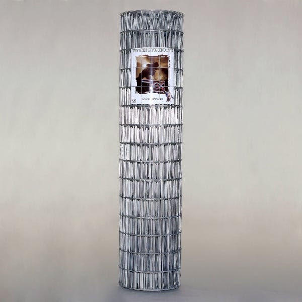 OK Brand Welded Wire – 50 ft, 48", 4x2 Mesh, 14 ga, Galvanized