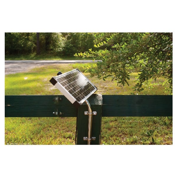 Ghost Controls AXDP Solar Panel, 10 W, 120 VAC, Fastener Mounting