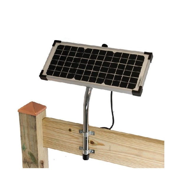 Ghost Controls AXDP Solar Panel, 10 W, 120 VAC, Fastener Mounting