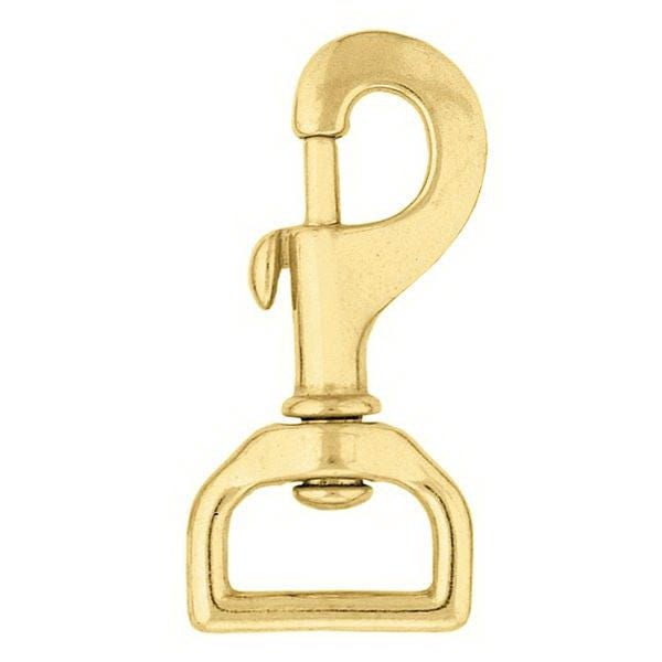Weaver Leather Swivel Snap, Barcoded, Brass, Chrome