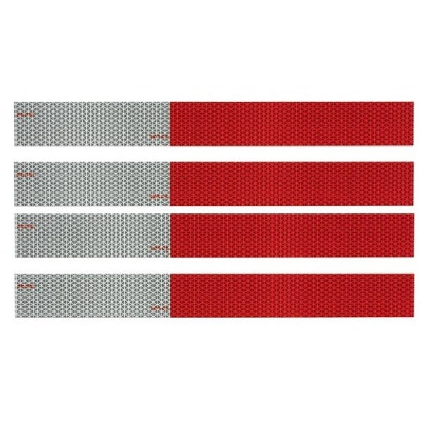 Uriah Products UL465004 Conspicuity Tape Kit, Red/Silver