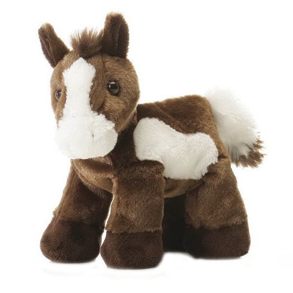 Flopsie Horse, Brown/White