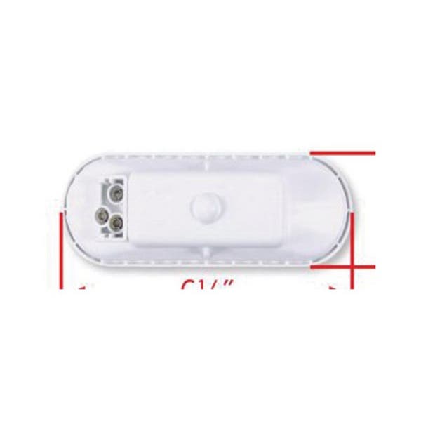 Uriah Products UL421101 Trailer Light, Incandescent Lamp, Red, 2-3/8 in H