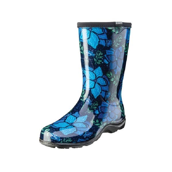 Sloggers Rain Boots, 10, Spring Surprise, Blue
