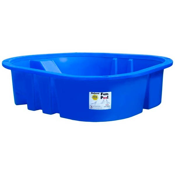 Behlen Country Deluxe Fun Pool 80 in L 90 in W 500 gal Round Poly Blue