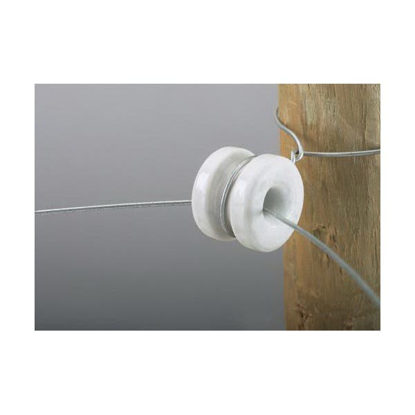 Dare Porcelain Corner Insulator- White