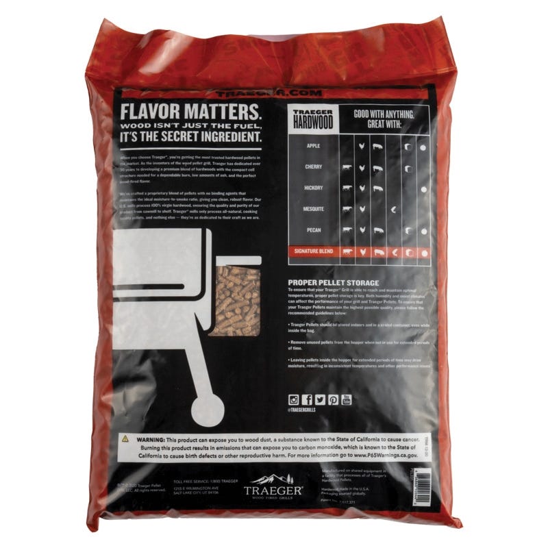 Traeger Signature Blend Hardwood Pellets