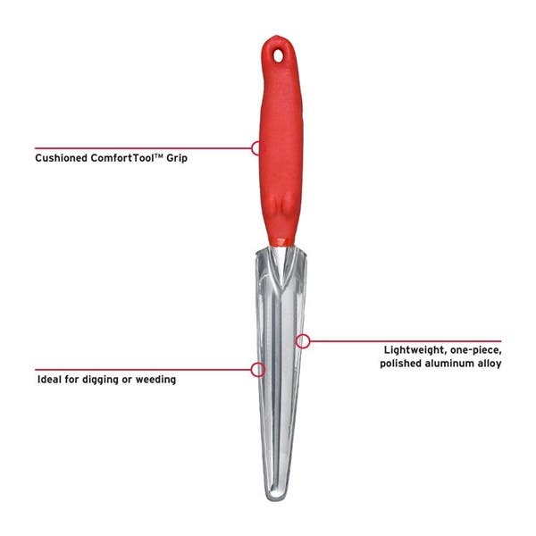 CORONA Weeder, 7-1/2 in L Blade, Aluminum Blade, Tapered Blade