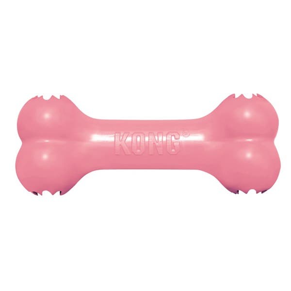 Kong Dog Toy, S, Chew, Puppy Goodie Bone, Rubber, Assorted