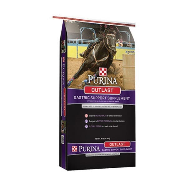 Purina OUTLAST 3004500-205 Gastric Support Supplement, Pellet, 40 lb Bag
