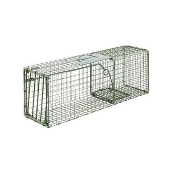 DUKE TRAPS Heavy-Duty Cage Trap, 26 in L, 9 in W, 9 in H