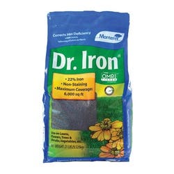 DR. IRON Plant Food, 21 lb Bag, Solid, 0-0-0 N-P-K Ratio