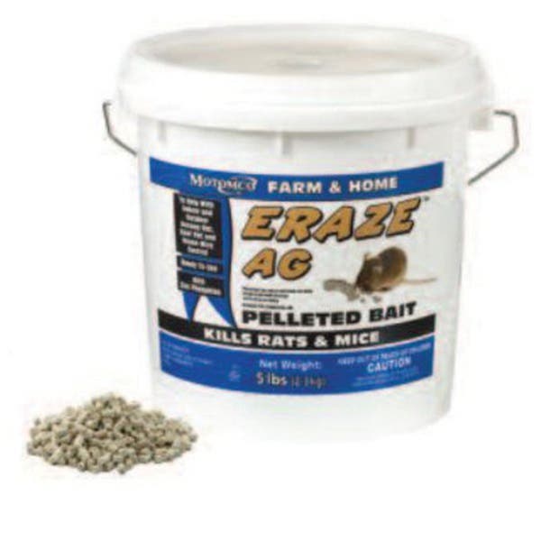 Eraze AG Pelleted Bait, Pellet, 5 lb, Pail