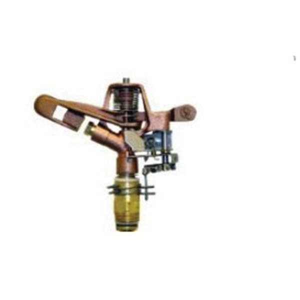 Quality Valve & Sprinkler Impact Sprinkler, 84 to 92 ft, 25 deg Nozzle Trajectory, Single Nozzle, Brass/Metal