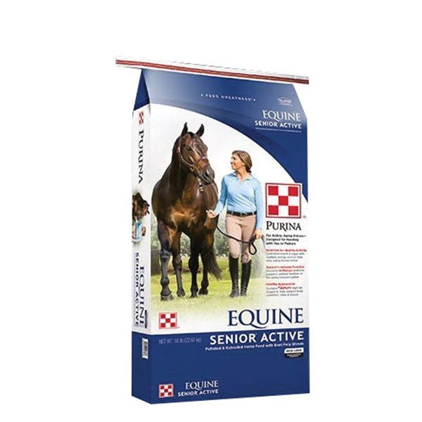 Purina Equine Senior Active Horse Feed 50 lb Bag