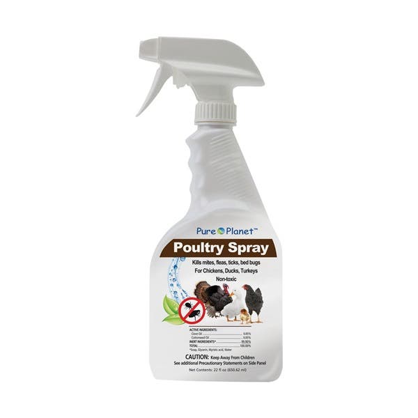 Durvet Pure Planet 011-41000 Poultry Spray, Liquid, 22 oz Spray Bottle