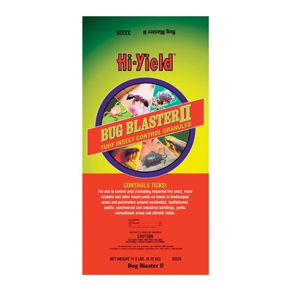 Hi-Yield Bug Blaster Turf Insect Control Granules, Granular, Turf, 11.5 lb Bag