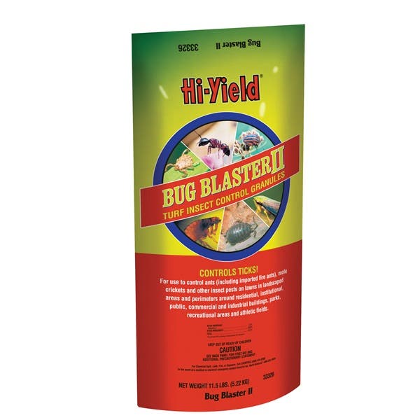 Hi-Yield Bug Blaster Turf Insect Control Granules, Granular, Turf, 11.5 lb Bag