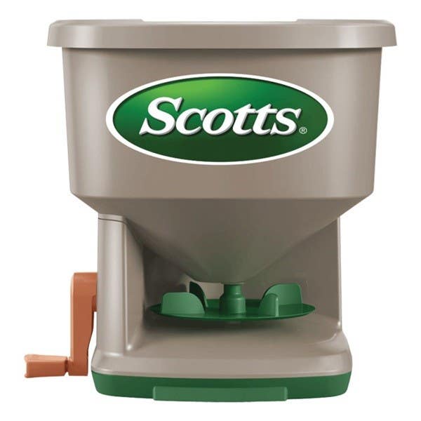 Scotts Whirl Hand-Powered Spreader 1500 sq ft Coverage