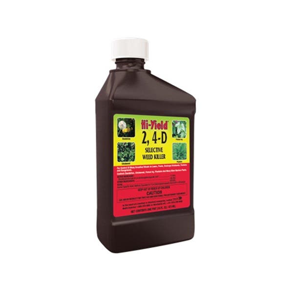 Hi-Yield 2, 4-D Amine Selective Weed Killer, Liquid, Spray Application, 16oz
