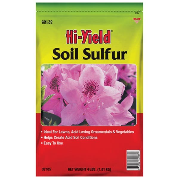 Hi-Yield Soil Sulfur, Solid, 4 lb Pallet