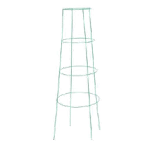 Panacea Tomato Cage, 48 in H, Metal, Green, Powder-Coated