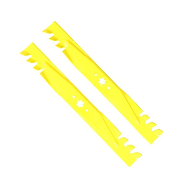 Cub Cadet 490-110-C137 Blade Set, 21 in L, 1.1 in W, For: 42 in Deck Lawn and Garden Tractors, RZT Mowers