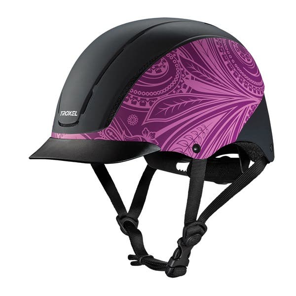 Troxel Spirit Series Riding Helmet Medium Purple Boho