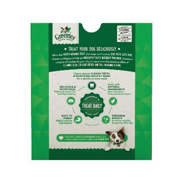 Greenies 10123545 Dog Dental Treat, L Breed, Original Flavor, 27 oz Pack