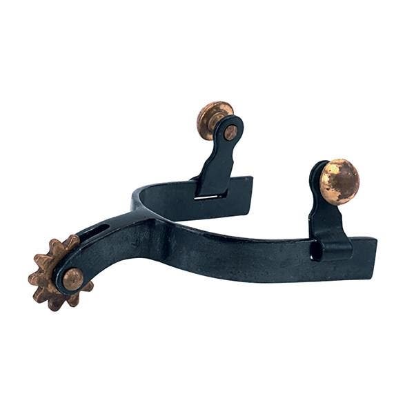 Weaver Leather Spurs, Children, Steel, Black