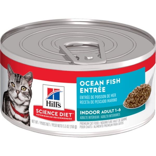 Hill's 6612 Cat Food, Dry, Ocean Fish Flavor, 5.5 oz Can