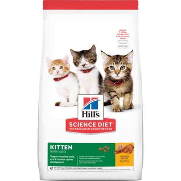 Hill's 7123 Kitten Food, Dry, Chicken Flavor, 3.5 lb Bag